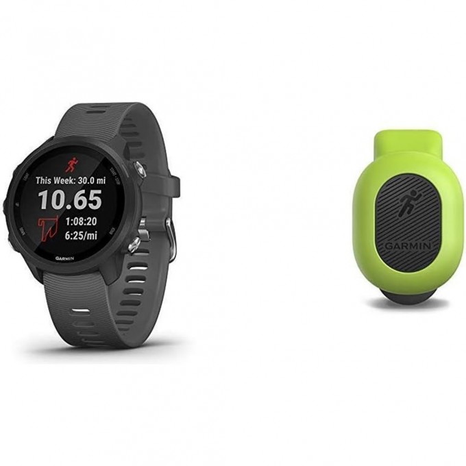 Часы GARMIN FORERUNNER® 245 Music черный с черным ремешком 010-02120-30