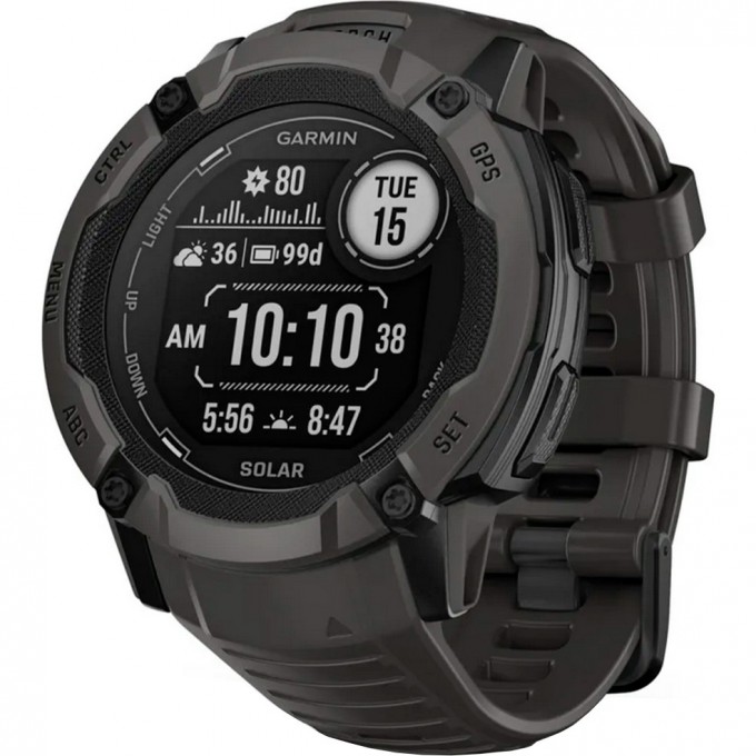 Часы GARMIN INSTINCT 2X SOLAR черный 010-02805-00