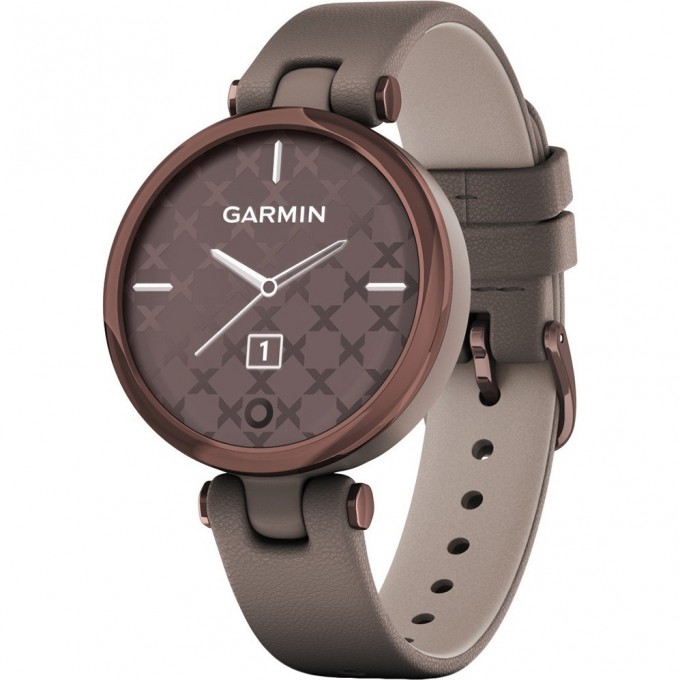 Часы GARMIN LILY EMEA DARKBRONZE PALOMA LEATHER 010-02384-B0
