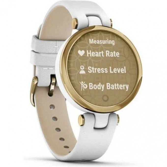 Часы GARMIN LILY EMEA LIGHTGOLD WHITE LEATHER 010-02384-B3