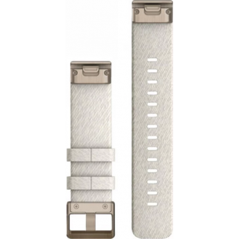 Ремешок GARMIN QUICKFIT 20 для часов Fenix 7S/Pro/6S/5S, Epix Pro (Gen 2) | 42 мм, Instinct 2S кремовый с застежкой кремовое золото Ремешок GARMIN QUICKFIT 20 для часов Fenix 7S/Pro/6S/5S, Epix Pro (Gen 2) | 42 мм, Instinct 2S кремовый с застежкой кремовое золото