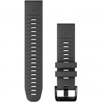 Ремешок GARMIN QUICKFIT 22 WATCH BANDS GRAPHITE SILICONE