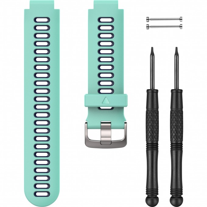 Ремешок сменный для GARMIN FORERUNNER 735, Бирюзово-синий 010-11251-0L