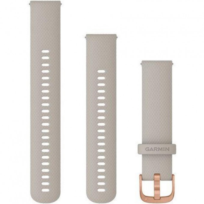 Ремешок сменный для GARMIN VENU, 20MM BAND, LIGHT SAND/ROSE GOLD 010-12932-12