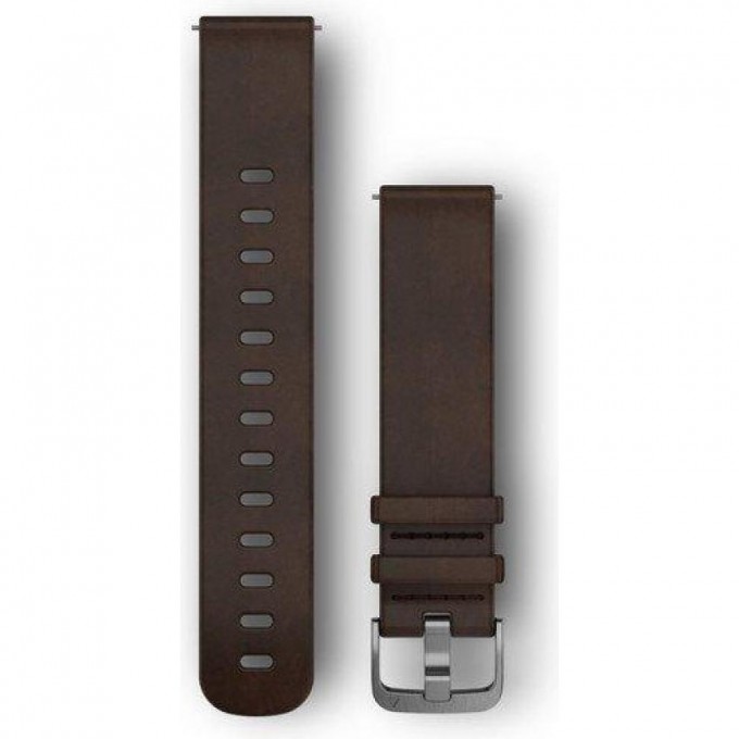 Ремешок сменный для GARMIN VIVOMOVE HR, DARK BROWN LEATHE 010-12691-01
