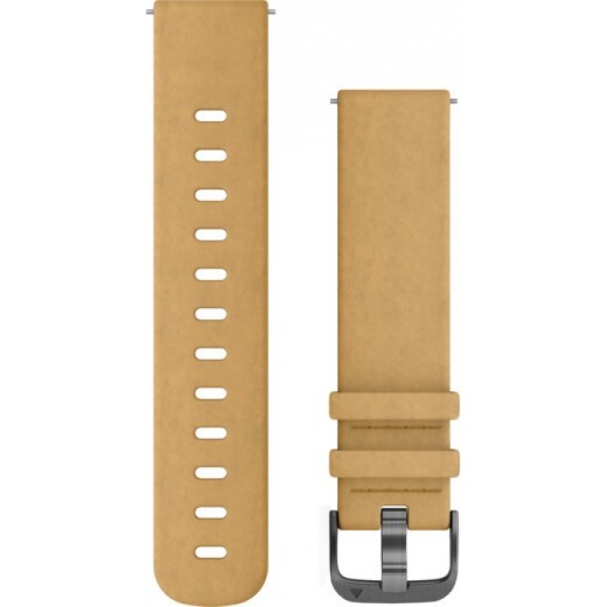 Ремешок сменный для GARMIN VIVOMOVE HR REPLACEMENT BAND,TAN LEATHER 010-12691-04