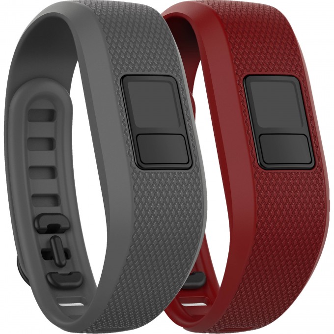 Ремешок сменный GARMIN X-Large, vivofit3,Slate/Marsala 010-12452-02