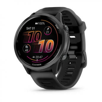 Смарт-часы GARMIN FORERUNNER 570 (47 мм) грифельно-серый алюминий/черный